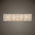 Rene 4 Light Swirl Glass Vanity - Size: 18H x 69W x 11D (cm) - Contemporary style